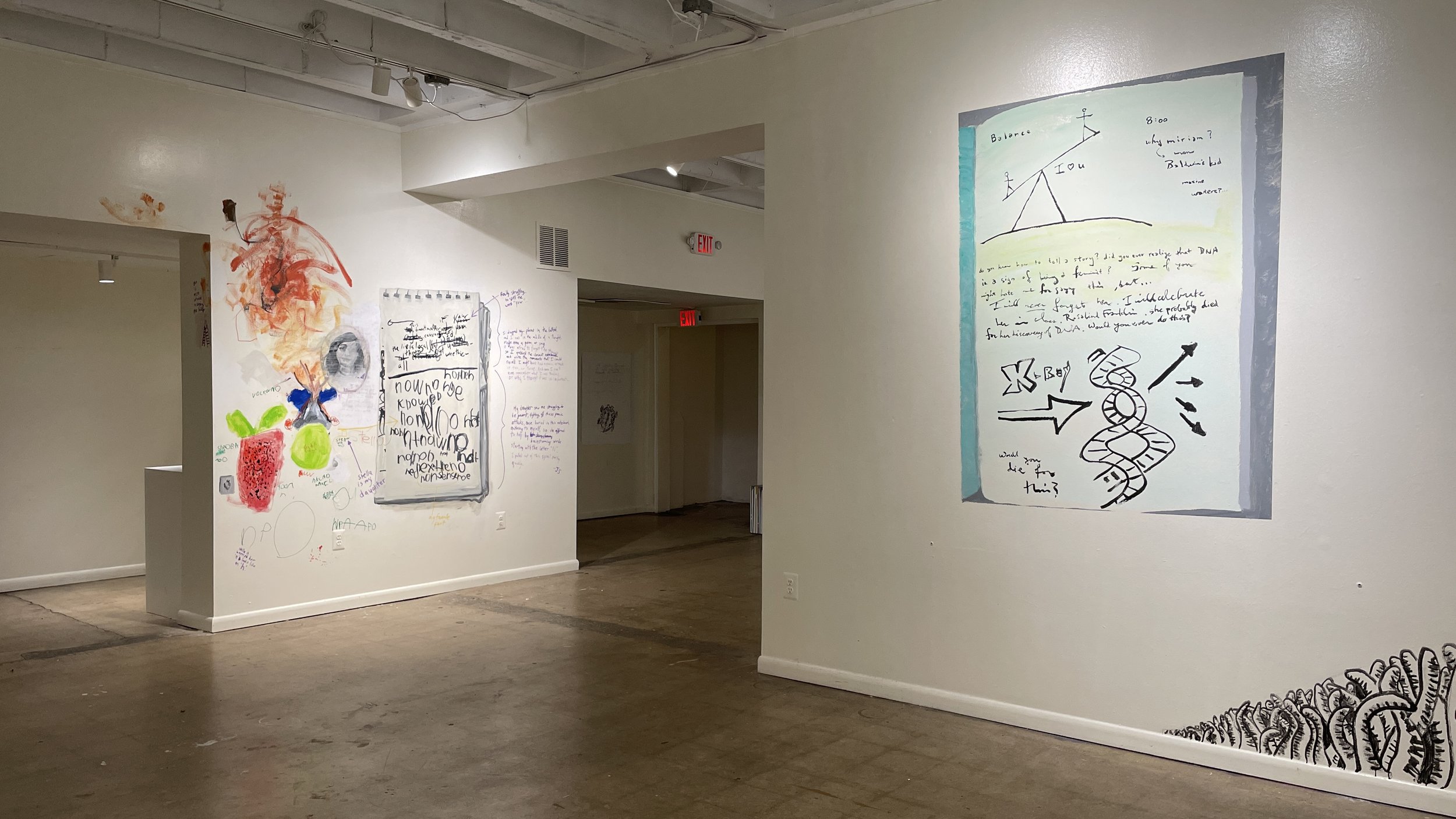 James Sham, Associate Professor of Art collaborated with Brian Korgel to present THE SCRIBBLE STUDIES