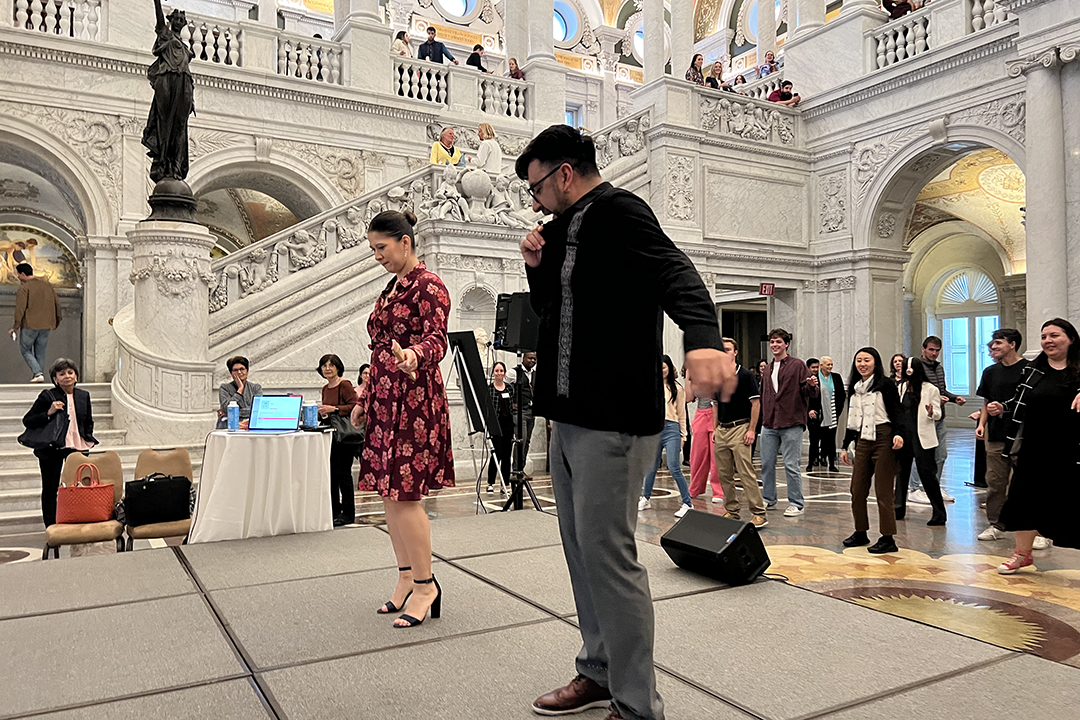 Professor Cuellar and Paulette Chavira