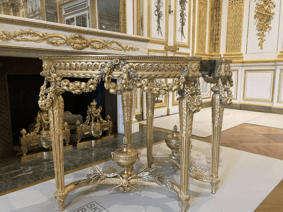 Detail of Gilded Table