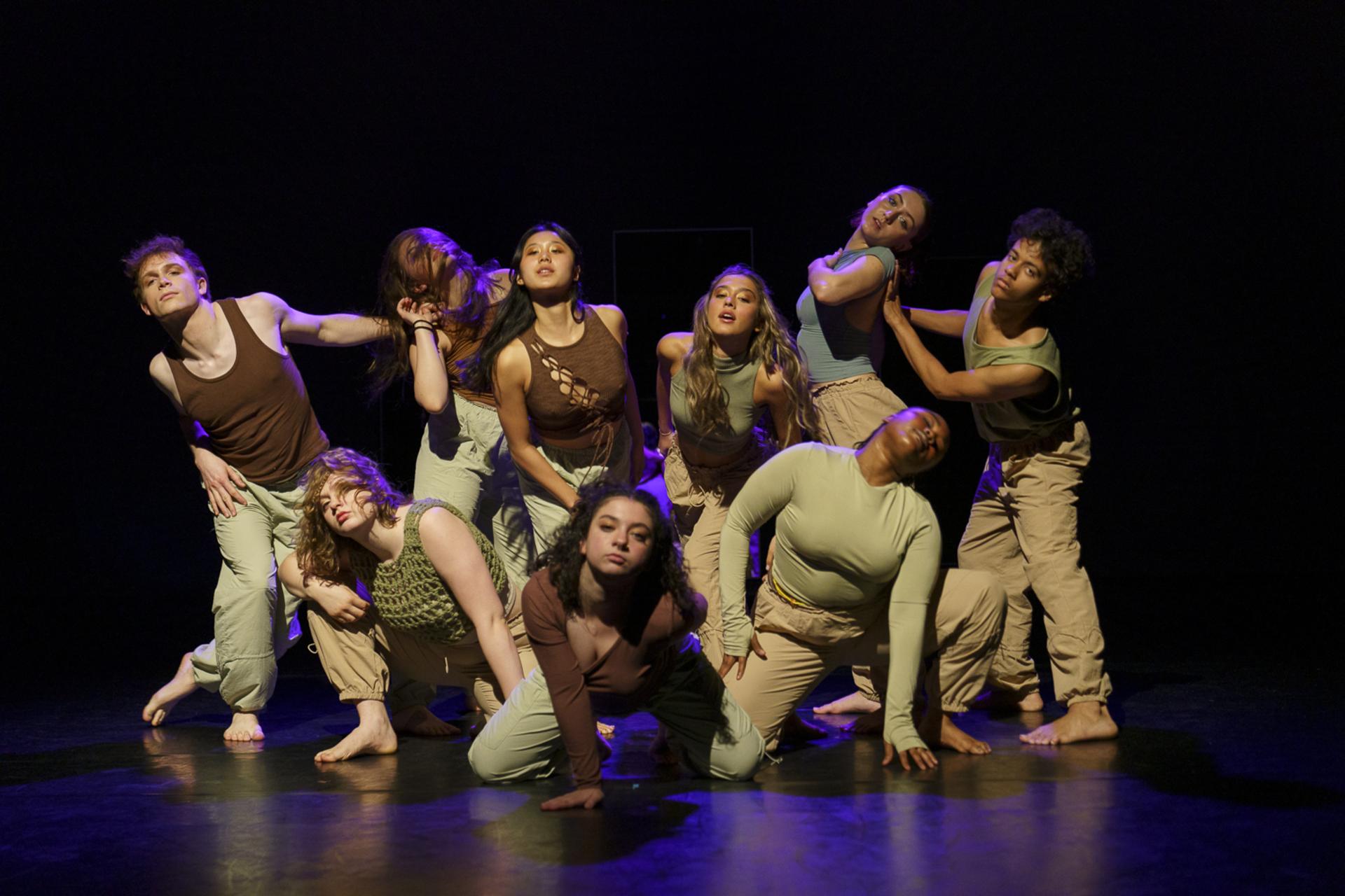 Dance Concert Spring 2024. Students of dance grace the stage of the Betts Theatre. Photographer: Florence Shen (Photojournalism '26). Date: 12/06/2023