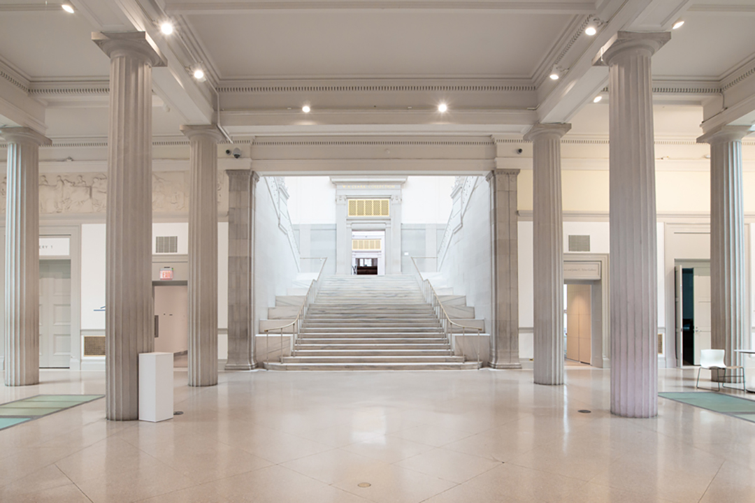 Atrium of the historic Flagg Building