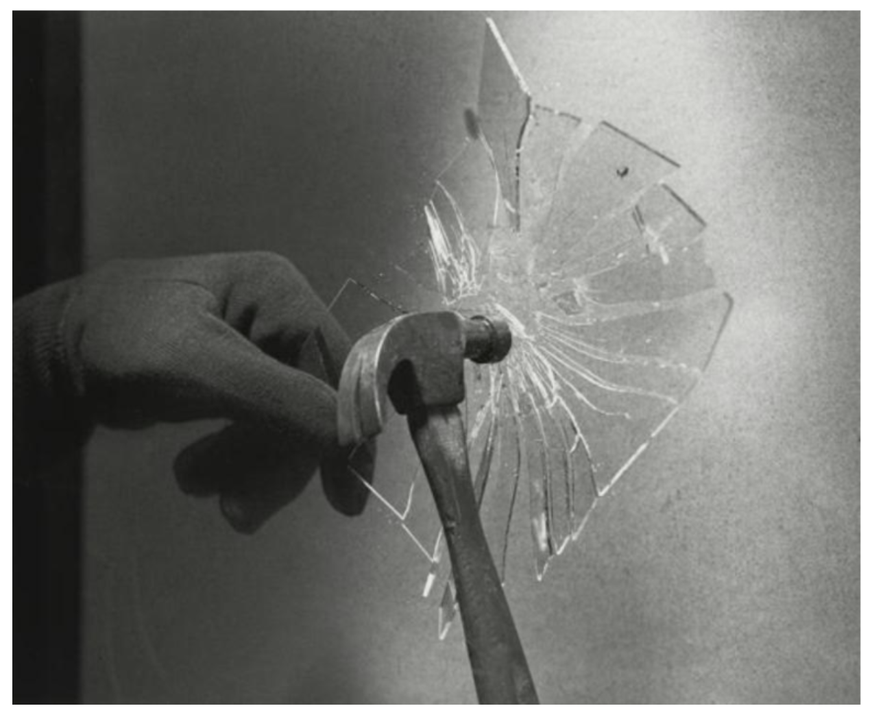 Hammer Breaking Glass Plate Harold Eugene Edgerton