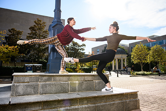 Dancers, Katie Auerswald & Emma Wasserman