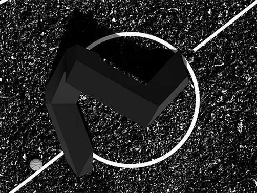 Aiming to dematerialize the sign by expanding the spatial logics beyond a centralized vantage point, it develops a post-linguistic system for communicating the same thematic ideas. This results in an inquiry that is less about what the signs are saying and more about how they are saying it. This conceit asks the visitor to take o