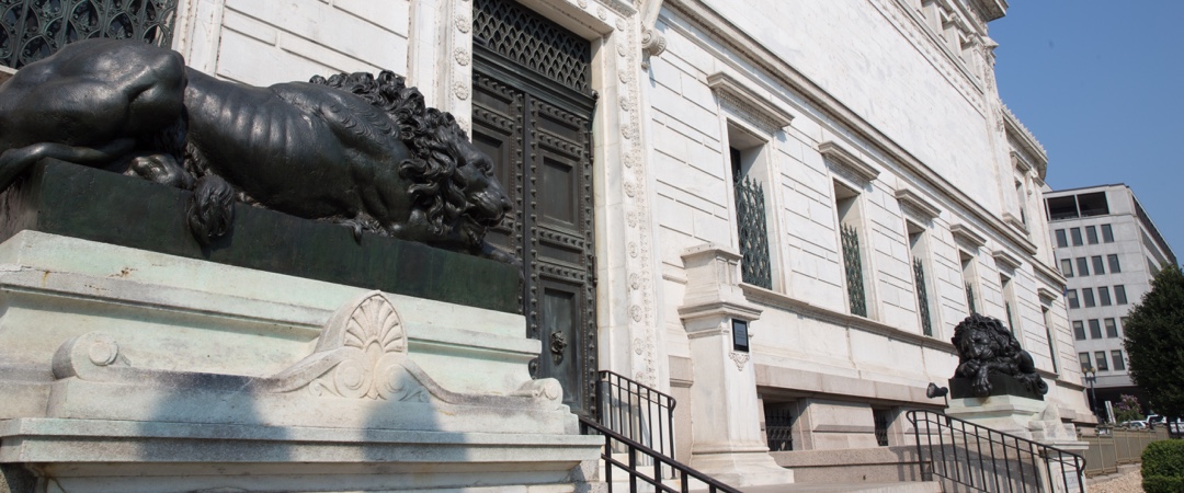 The Flagg building front door and facade