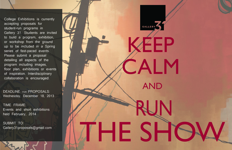 Promo for student exhibition proposals