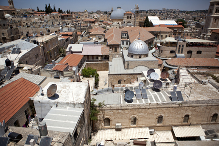 Photo of rooftops in Israel