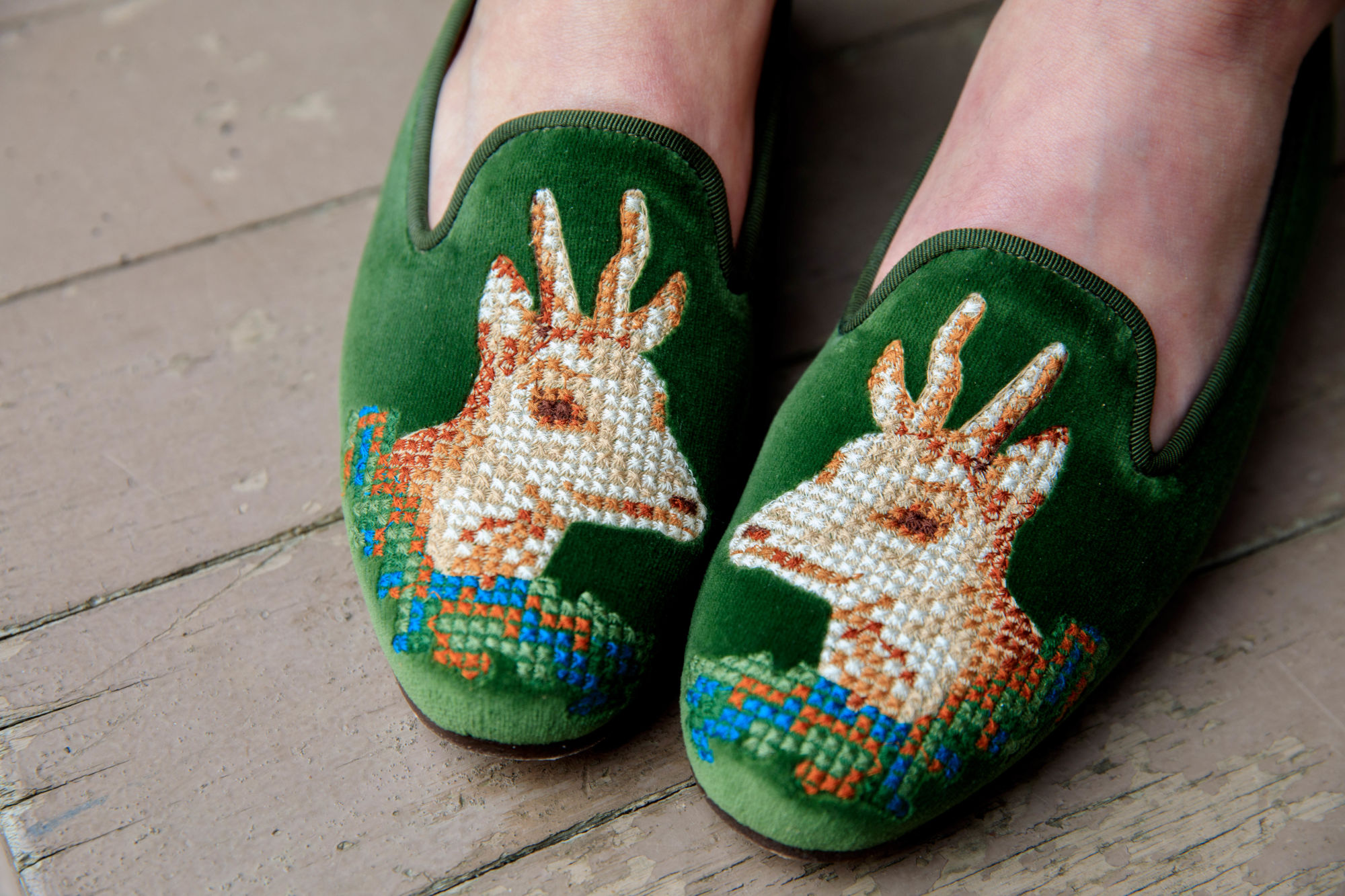 Stubbs and Wooton has produced a limited run of replica Lincoln slippers.