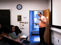 Alexander Dumbadze welcomes GW students into the grand conversation of art history (and democracy).