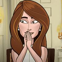Cartoon depiction of Melania Trump