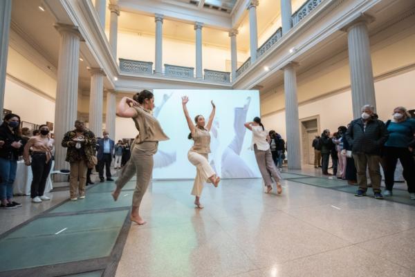 Dancers perform Nateé Himmons' "Humanity." (Denny Henry)
