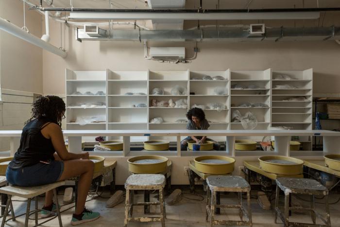 Flag B110 Ceramics Wheel Room