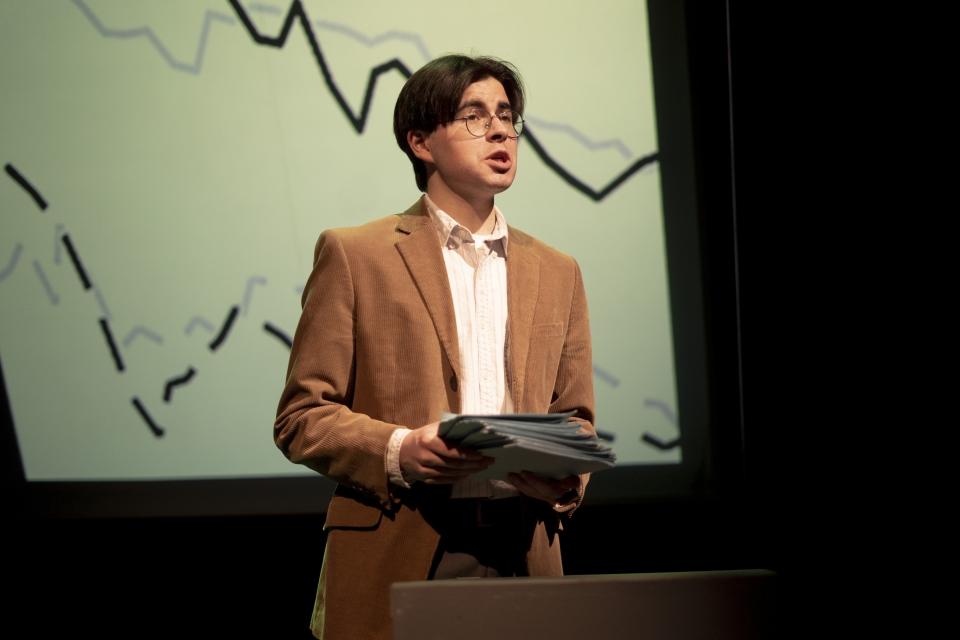 Actor performing in SMART PEOPLE