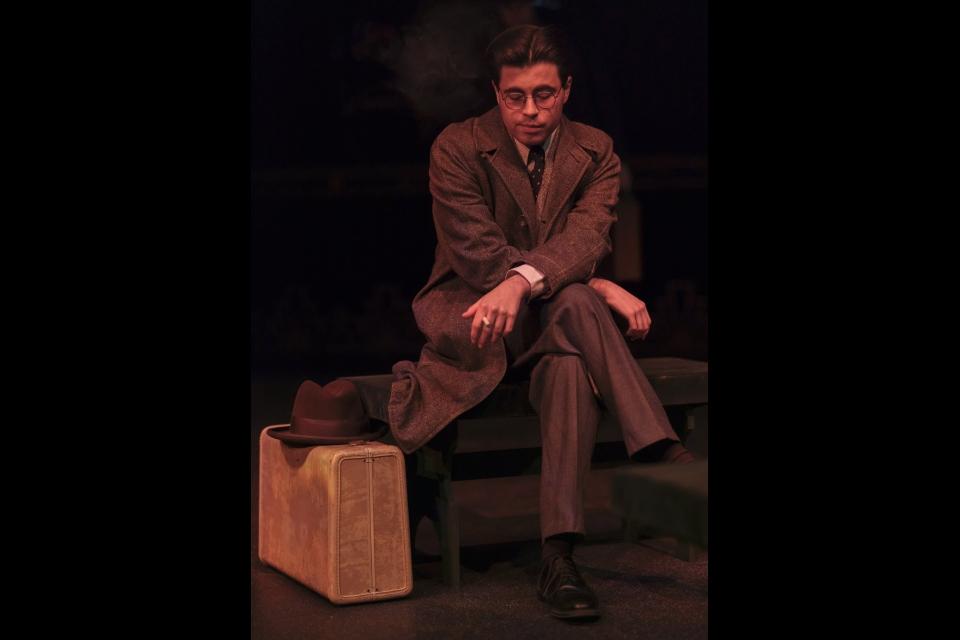 Actors performing in Cabaret