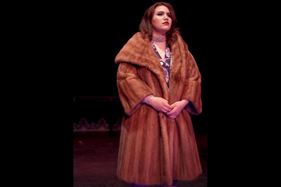 Actors performing in Cabaret