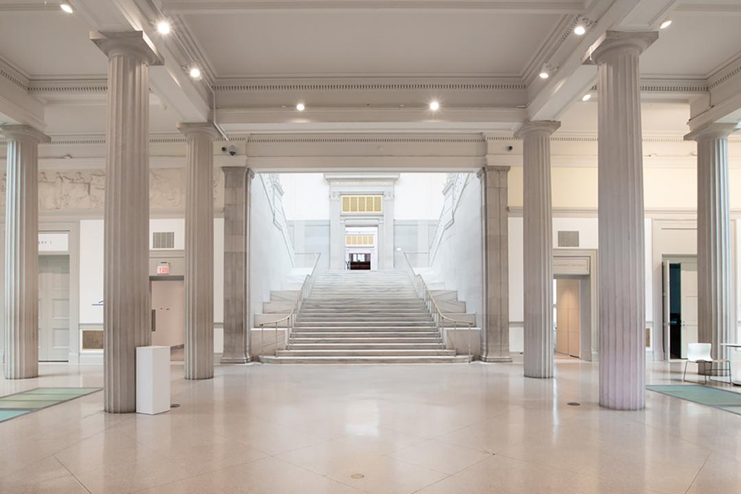 Atrium of the historic Flagg Building