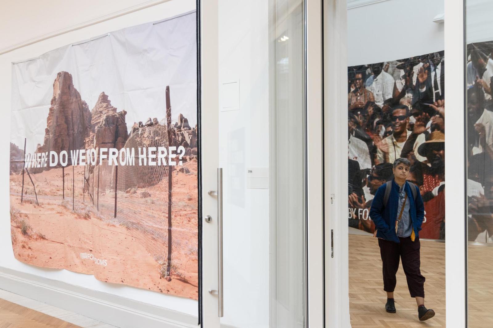 Artists’ billboards on display 