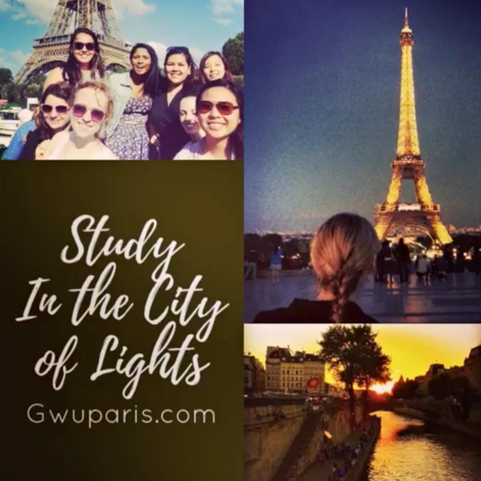 Students studying art in Paris.