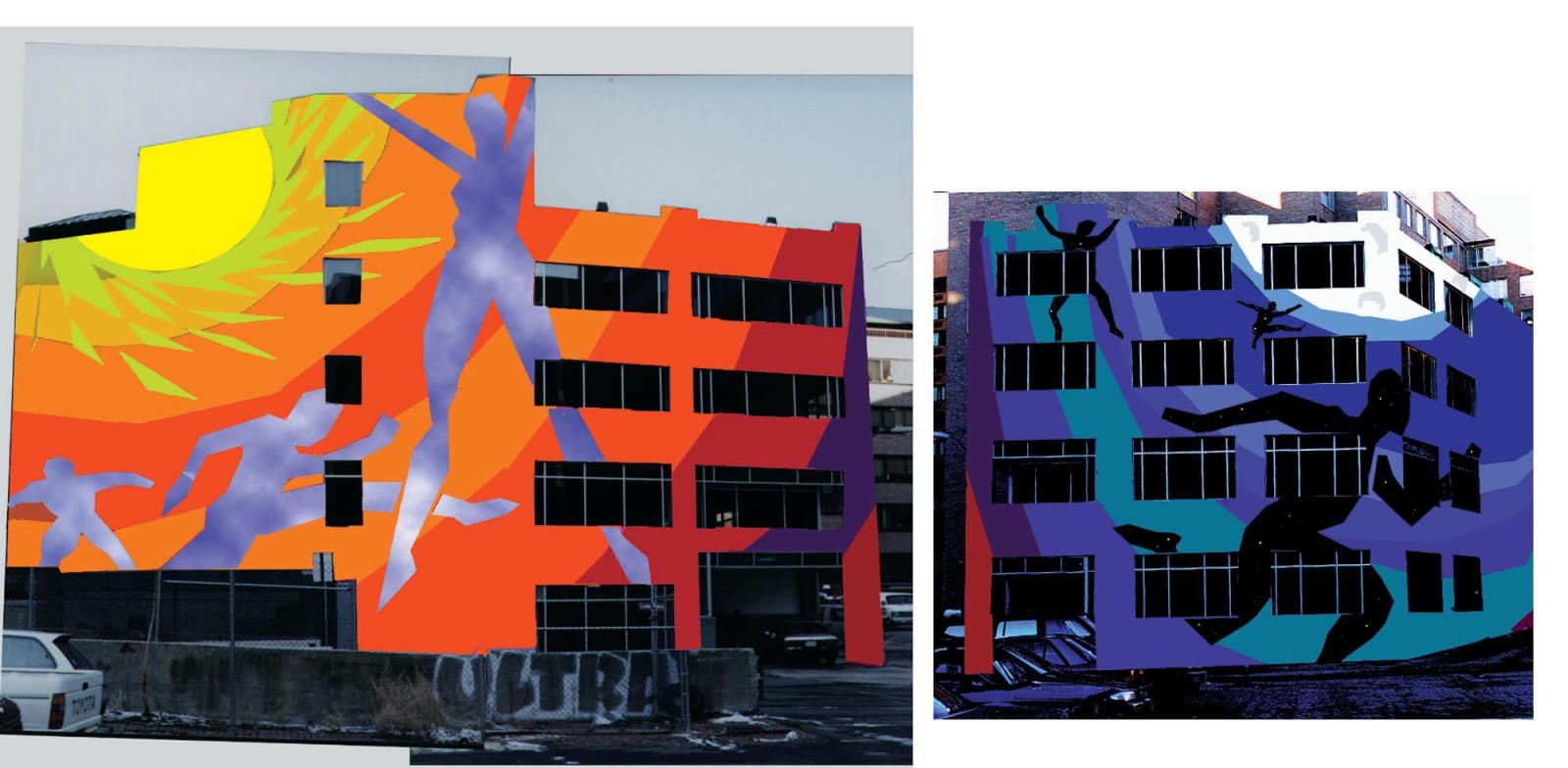 Sheridan's Mural Sketches