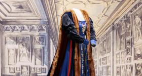 Maria Callas wore this gown in “Anna Bolena” at La Scala. (William Atkins/GW Today)